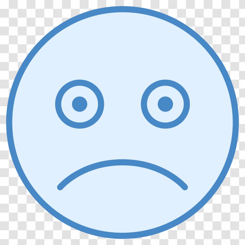Emoticon Smiley Facial Expression - Microsoft Azure - Sad Transparent PNG