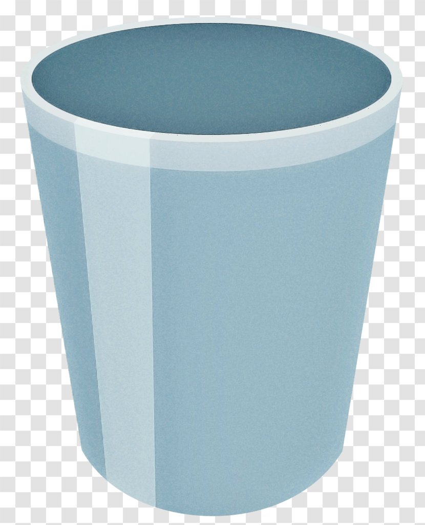 Blue Aqua Turquoise Flowerpot Cylinder - Table Material Property Transparent PNG