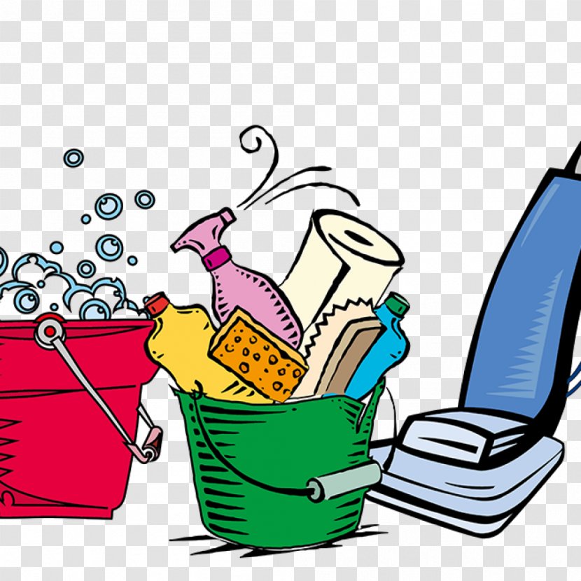 Clip Art Cleaning Cleaner Housekeeping Maid Service - Floor - Clining Pennant Transparent PNG