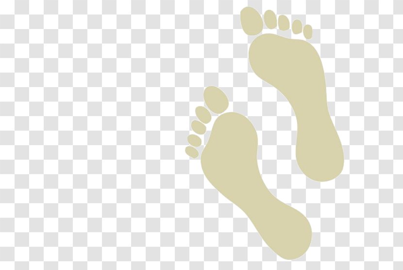 Thumb Yellow Pattern - Hand - Light Brown Footprints Transparent PNG