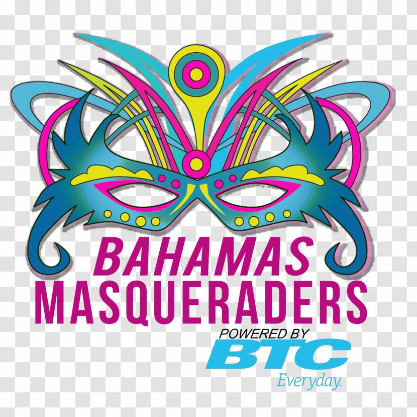 Bahamas Masqueraders Mas Band Camp Junkanoo BTC Carnival Masquerade Ball - Logo - New Providence Transparent PNG