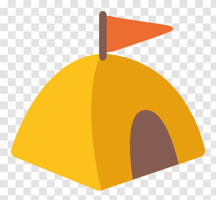 Headgear Cap Hat Yellow - Tent Camping Transparent PNG