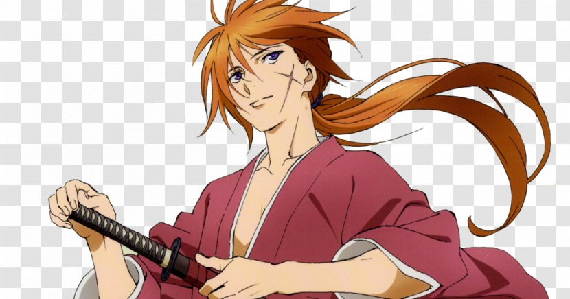 Kenshin Himura Rurouni Samurai Original Video Animation Fan Art - Flower Transparent PNG