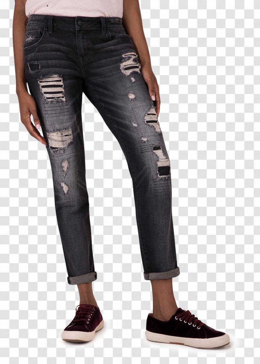 Jeans Denim High-rise Capri Pants Slim-fit - Trousers Transparent PNG