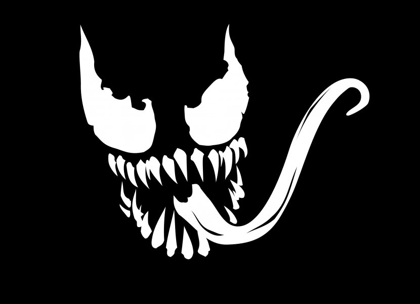 Spider-Man Venom Wall Decal Sticker - Face Cliparts Transparent PNG