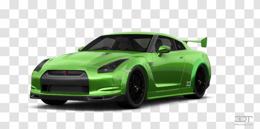 Nissan GT-R Performance Car Automotive Design Motor Vehicle - Bumper Transparent PNG