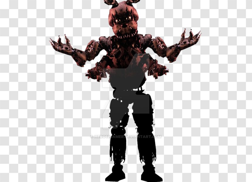 Five Nights At Freddy's 4 3 2 Animatronics - Action Figure - Hug Spring Transparent PNG