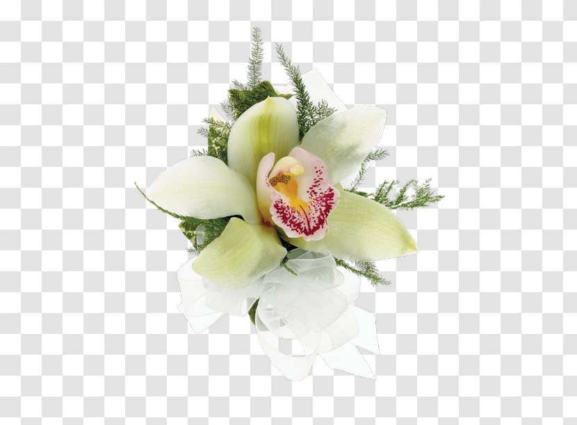 Floral Design Corsage Cut Flowers Connells Maple Lee - Gift - Cymbidium  Orchid Transparent PNG