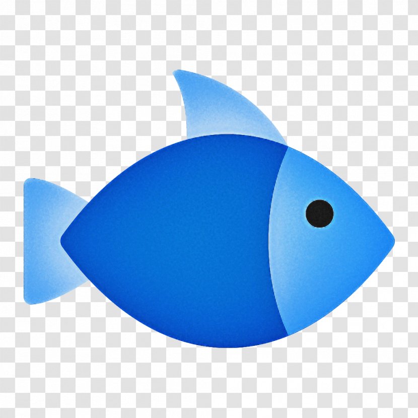 Fish Cartoon - Fin - Electric Blue Transparent PNG