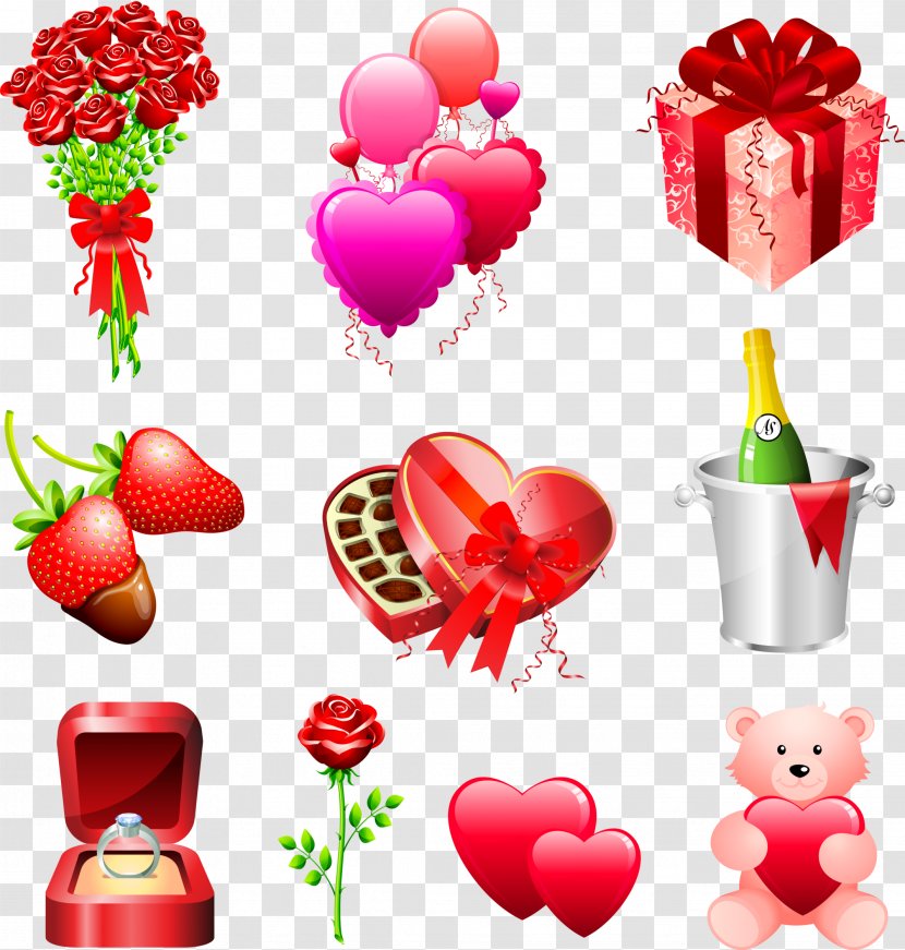 Wedding Invitation Valentine's Day Gift Clip Art - Valentine S - Valentines Transparent PNG