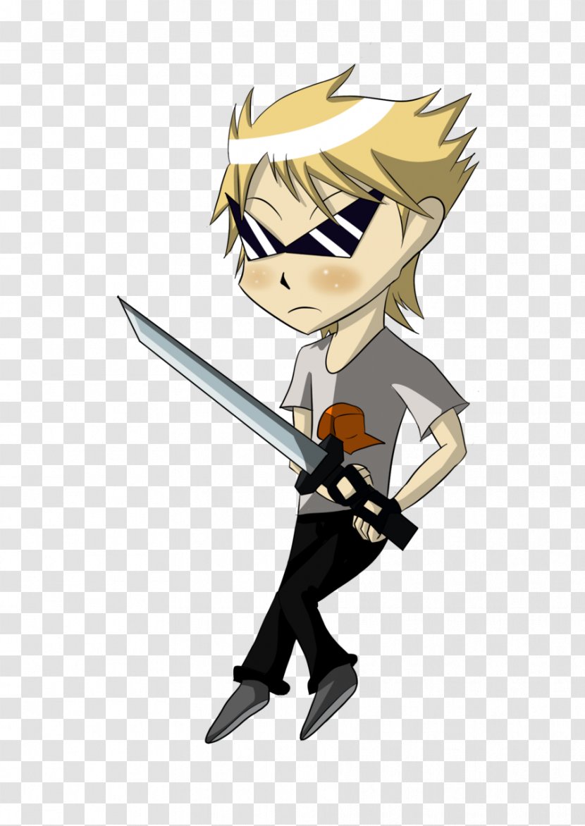 Sword Cartoon Character Fiction - Frame Transparent PNG