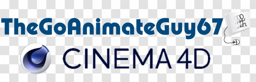 Logo Brand Cinema 4D Font Transparent PNG