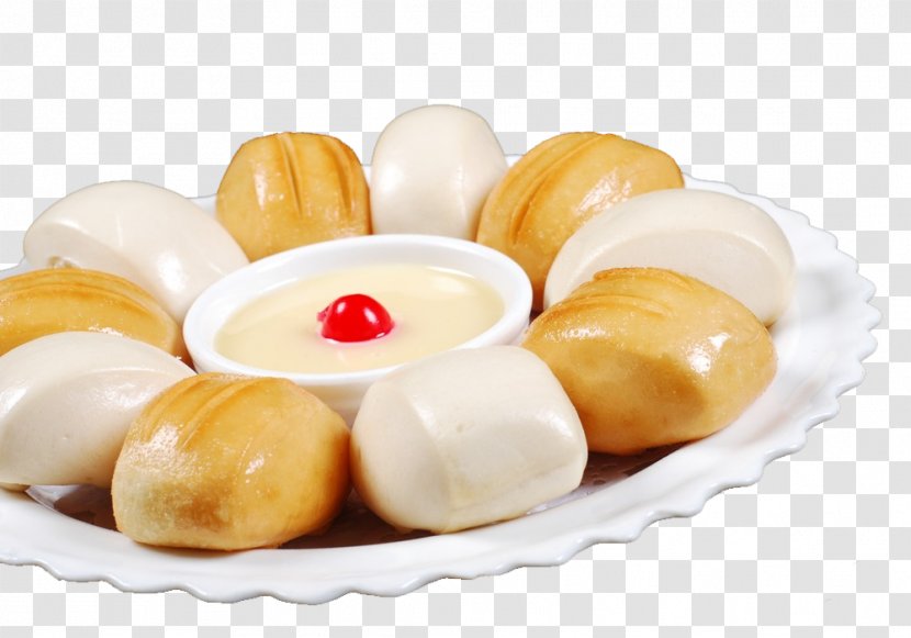 Mantou Shaobing Breakfast Dish - Small Sweet Cream Buns Transparent PNG