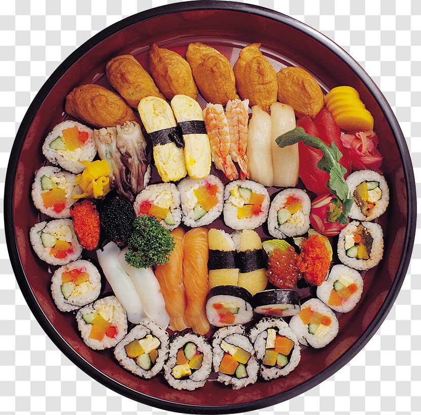 Best Sushi Japanese Cuisine California Roll Restaurant - Asian Food Transparent PNG