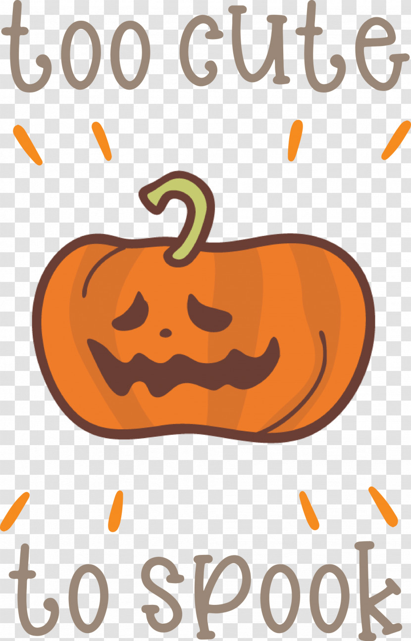 Halloween Too Cute To Spook Spook Transparent PNG