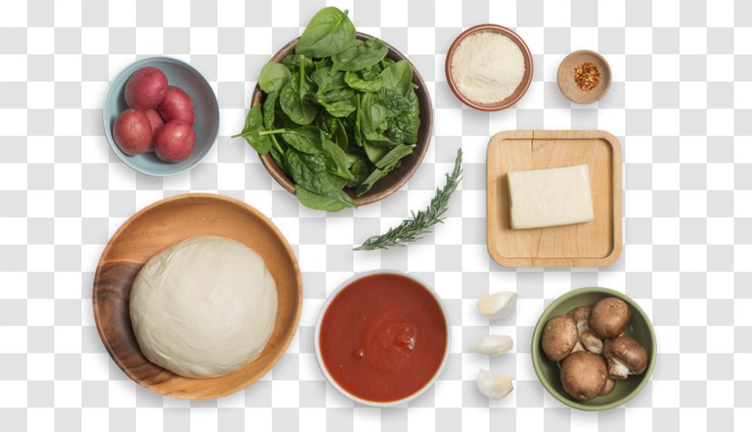 Vegetarian Cuisine Tableware Lunch Recipe Dish - Meal - Pizza Potato Transparent PNG