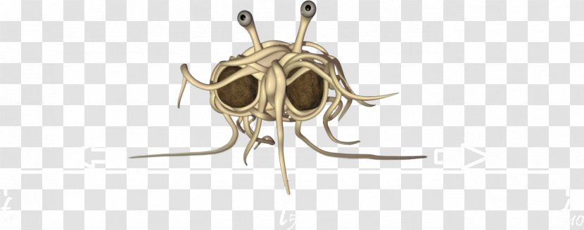 The Gospel Of Flying Spaghetti Monster Pasta Religion - Invertebrate Transparent PNG