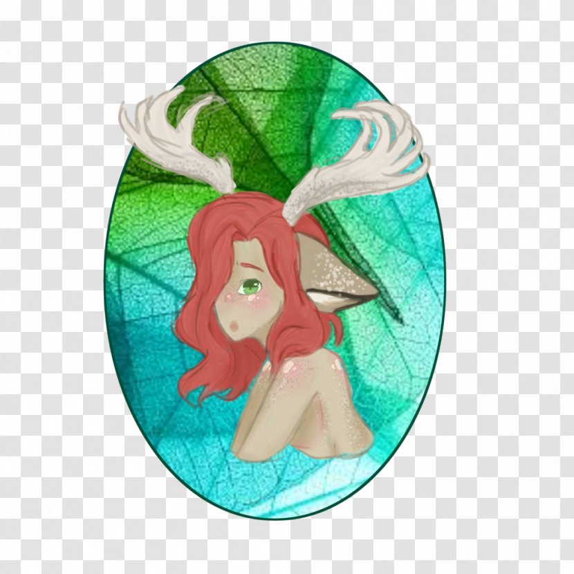 Turquoise Blue Christmas Ornament Green Red - Legendary Creature - Antler Transparent PNG