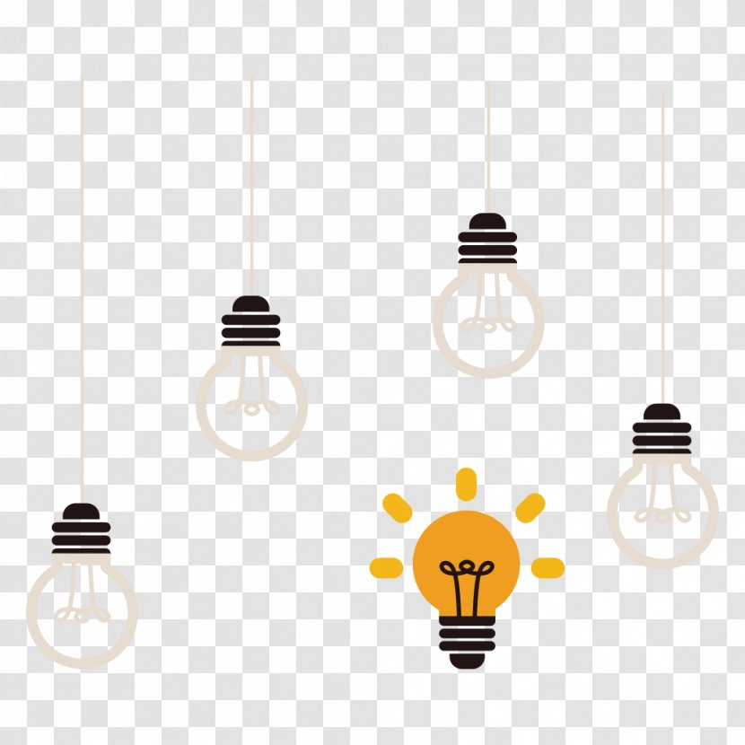 Incandescent Light Bulb Creativity - Thought Transparent PNG