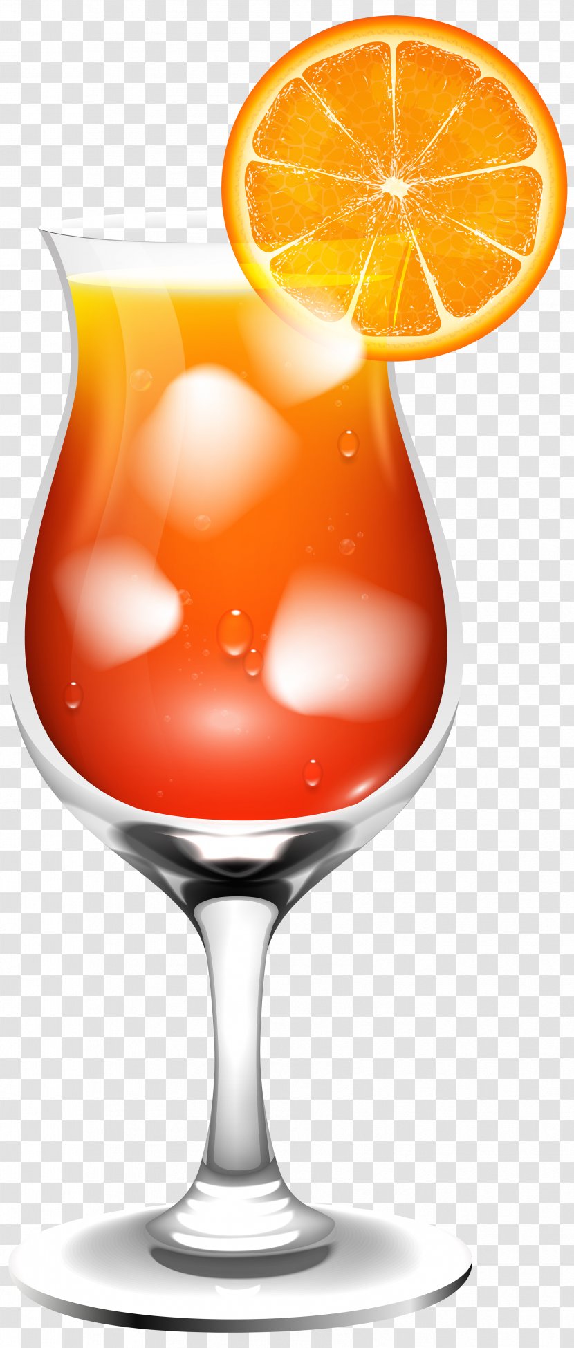 Cocktail Juice Martini Punch Clip Art - Orange Transparent Image Transparent PNG