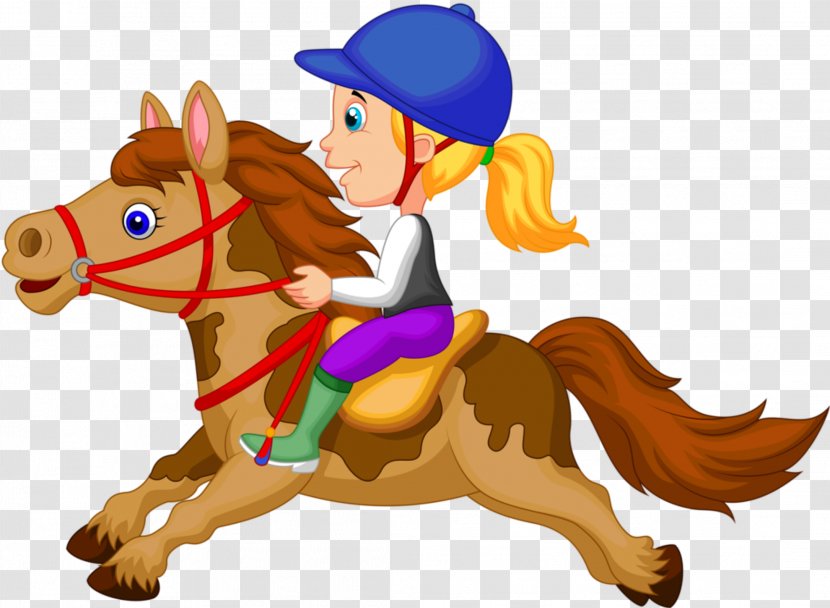 Horse Equestrian Clip Art - Cowboy - Cartoon Transparent PNG