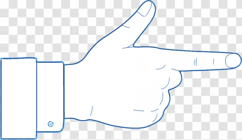 Finger Hand Thumb Line Gesture Transparent PNG