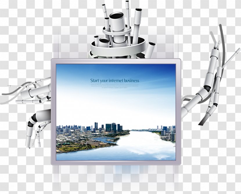 City Technology Electronics - Template - Science And Electronic Elements Transparent PNG