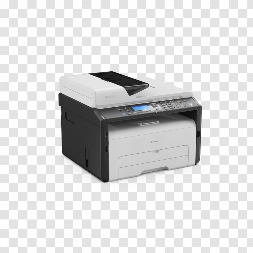 Paper Multi-function Printer Laser Printing Ricoh - Wifi Transparent PNG