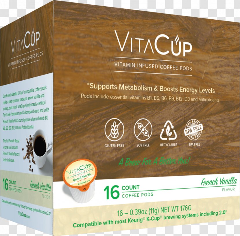 Single-serve Coffee Container Tea Bulletproof Roasting - Vanilla Transparent PNG