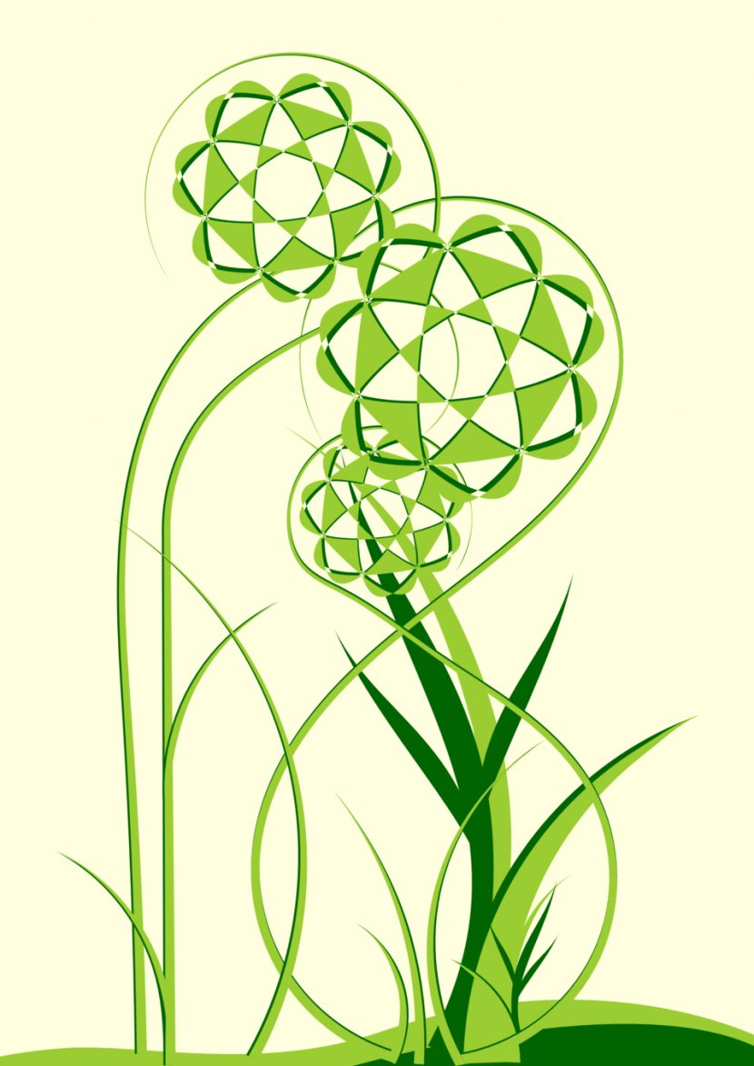 Microsoft PowerPoint Green Clip Art - Floral Design Transparent PNG