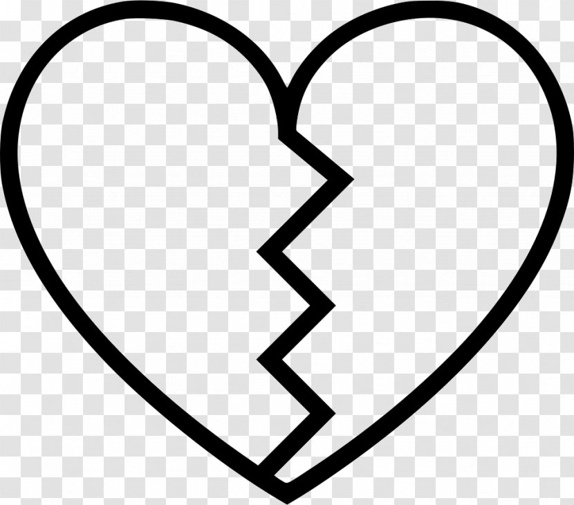 Clip Art Broken Heart Illustration - Line - Heartbroken Vector Transparent PNG