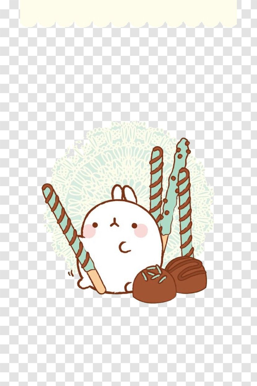 Bento Kavaii Drawing Mobile Phone Wallpaper - Flower - Cute Little Cartoon Bunny Transparent PNG
