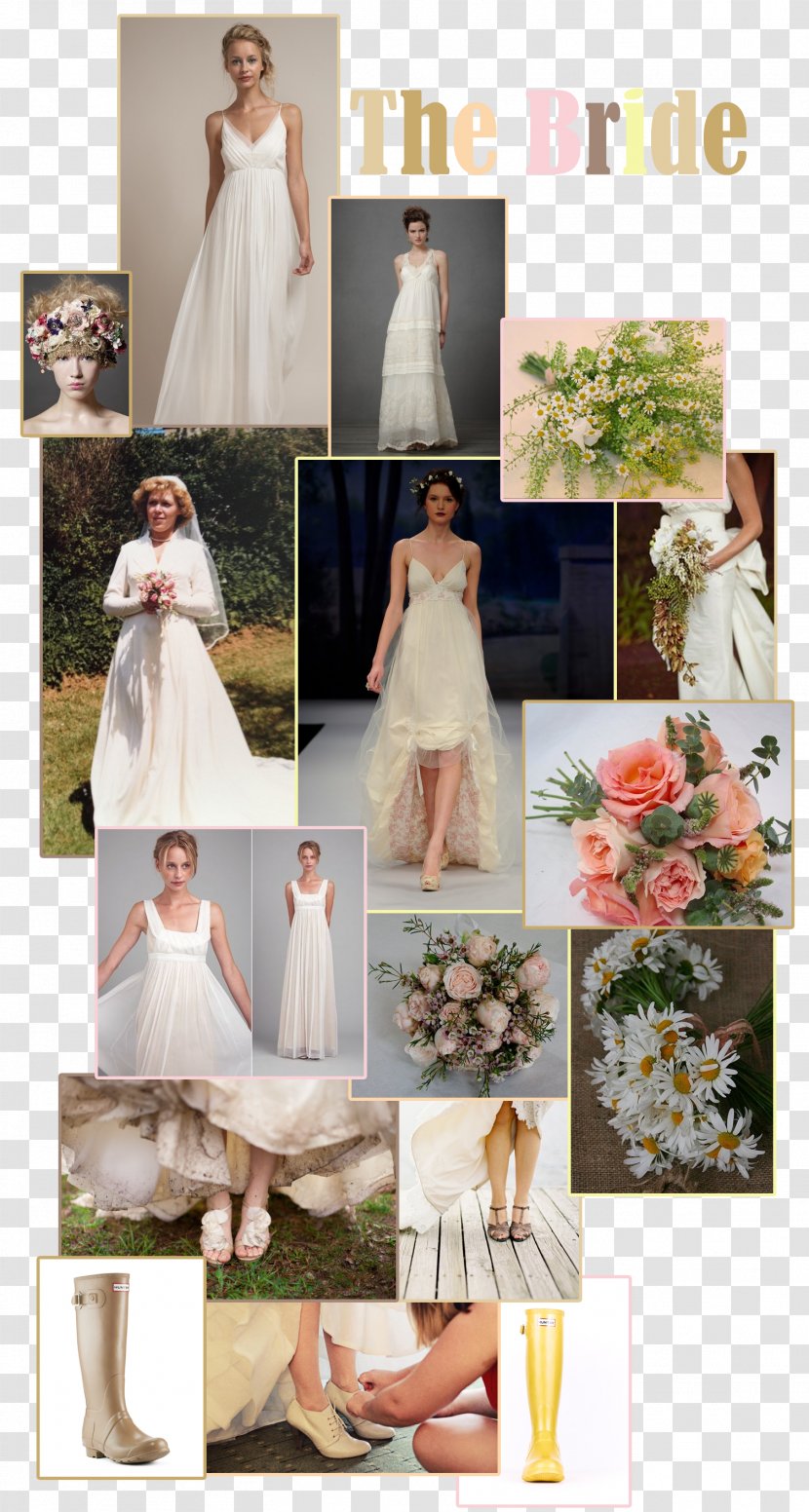 Wedding Dress Bride Flower - Floristry Transparent PNG