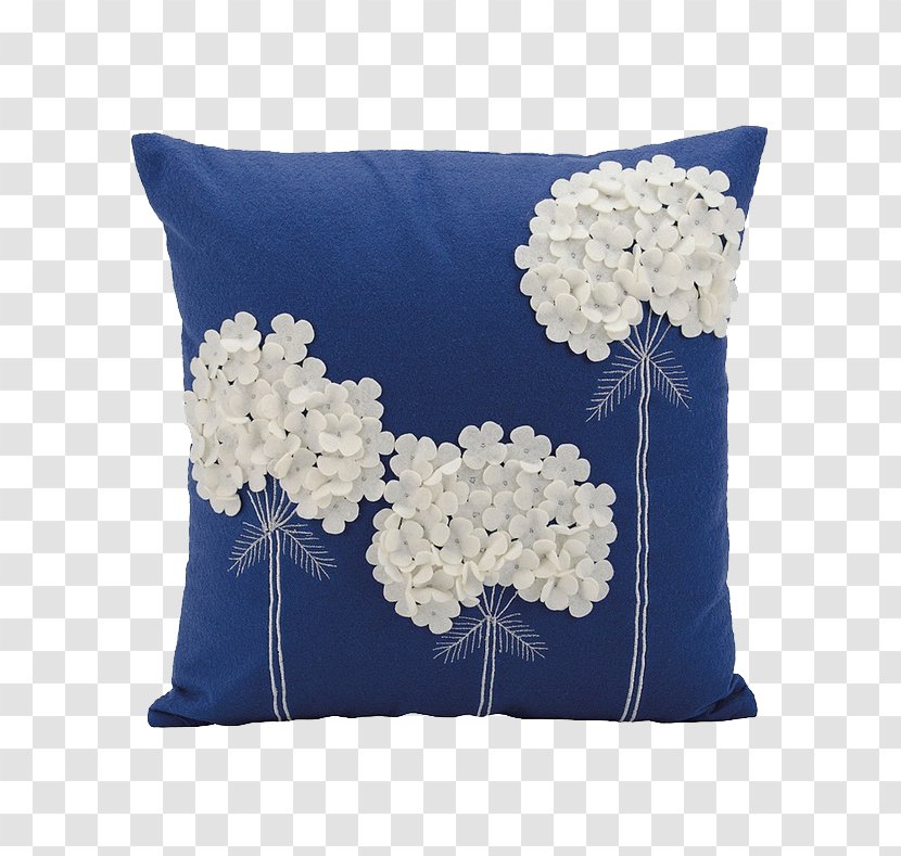 Throw Pillow Cushion Furniture Felt - Nail Flower Transparent PNG