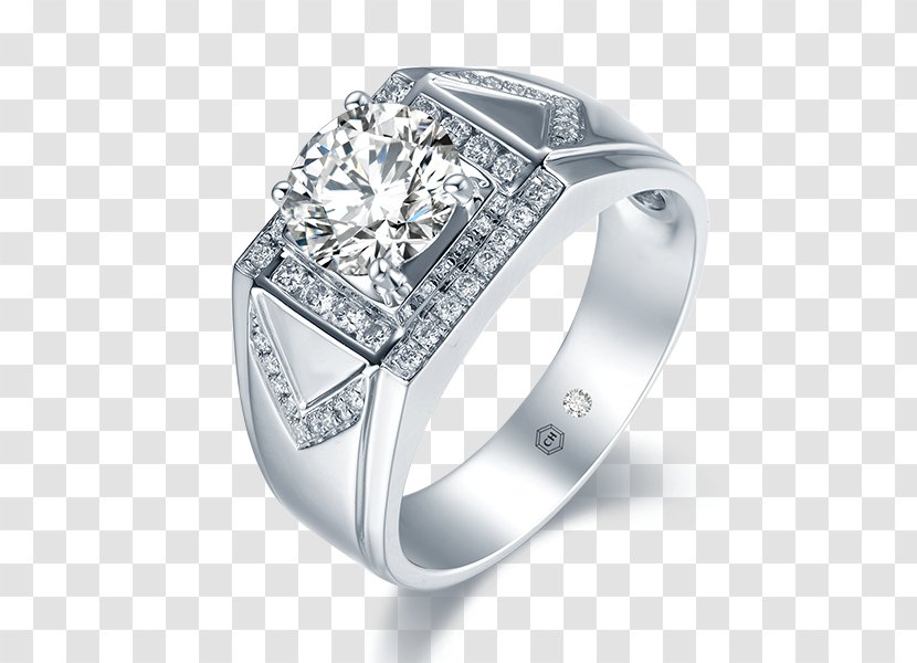 Wedding Ring Diamond Clarity Solitaire - Gemstone - Huge Rings Round Shaped Transparent PNG