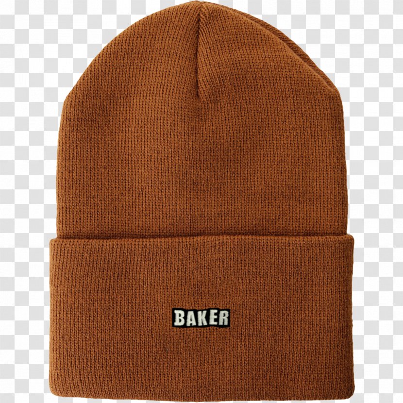 Cap Headgear Beanie Hat Baker Skateboards - Brown Transparent PNG