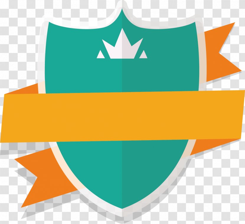 Badge Ribbon Designer - Green Shield Rotation Transparent PNG