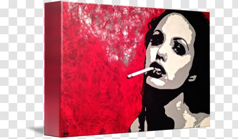 Angelina Jolie Gallery Wrap Modern Art Canvas Transparent PNG