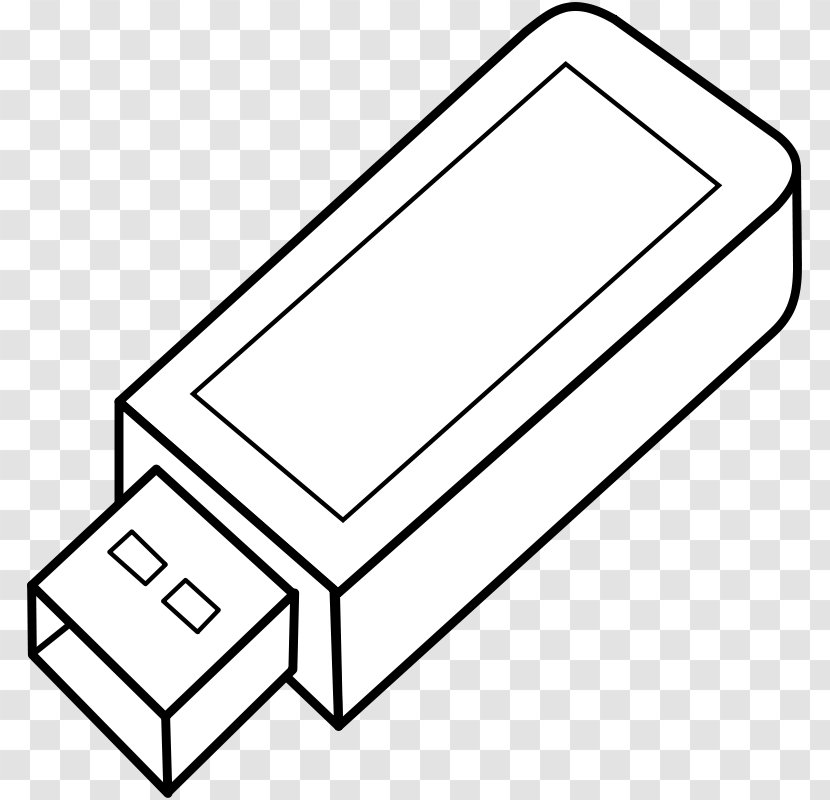 USB Flash Drives Computer Data Storage Clip Art - Technology Transparent PNG