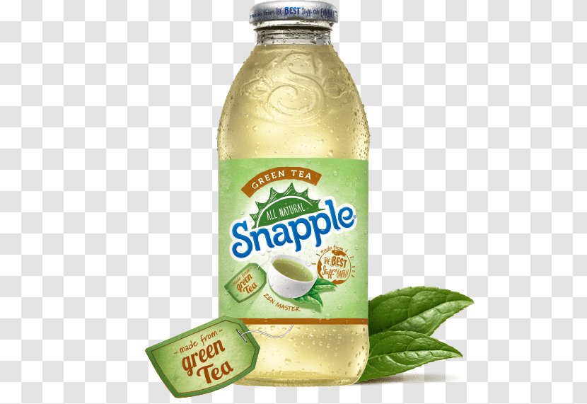 Iced Tea Green Juice Snapple - Dr Pepper Group Transparent PNG
