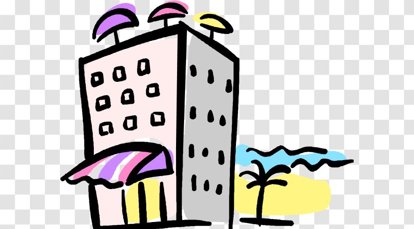 Clip Art Hotel Beach Image Inn - Room - Hoteles Transparent PNG