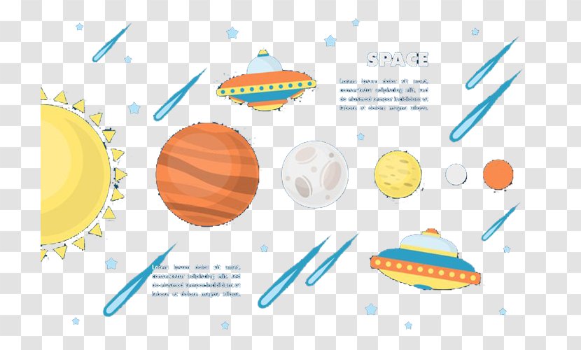 Outer Space Graphic Design - Brand - Saturn Spacecraft Sun Transparent PNG