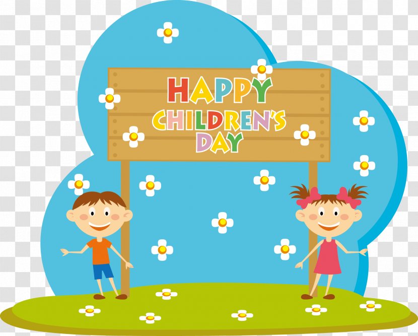 Cartoon Childrens Day Clip Art - Child - Vector Children Transparent PNG
