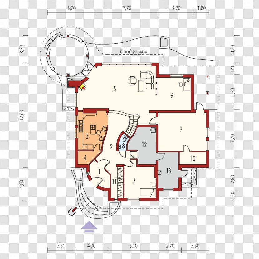 House Floor Plan Kitchen Room Project - Area Transparent PNG
