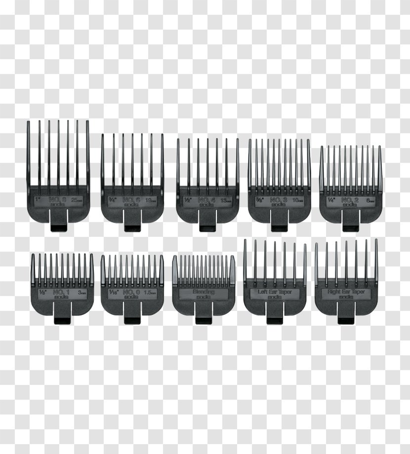 Hair Clipper Comb Iron Wahl Andis Transparent PNG