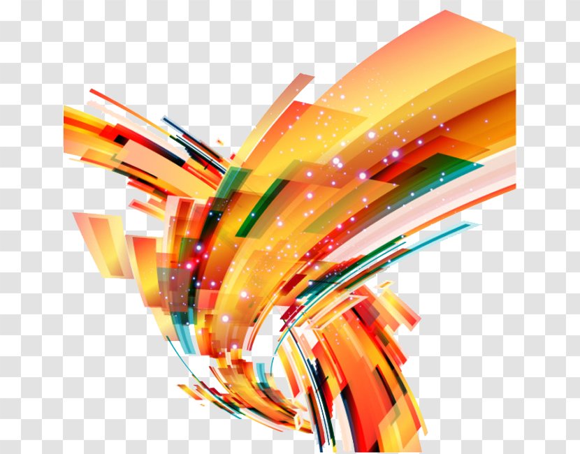 Concept - Yellow - Cool Dynamic Flare Background Transparent PNG