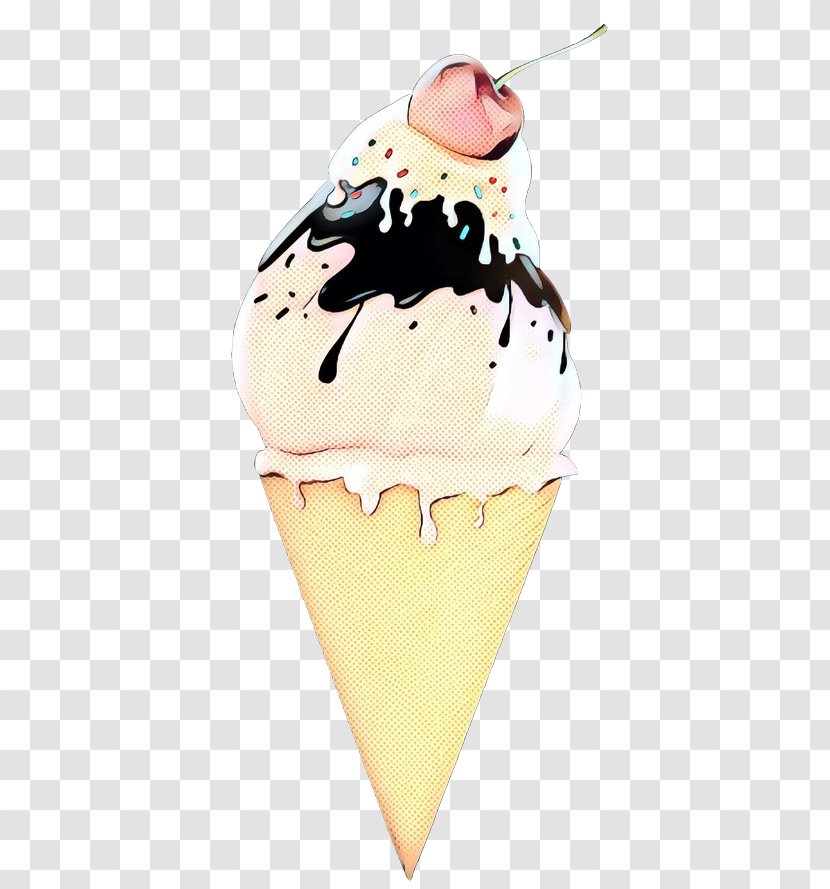 Ice Cream Cones Milkshake Sundae Smoothie - Soft Serve - Sprinkles Transparent PNG