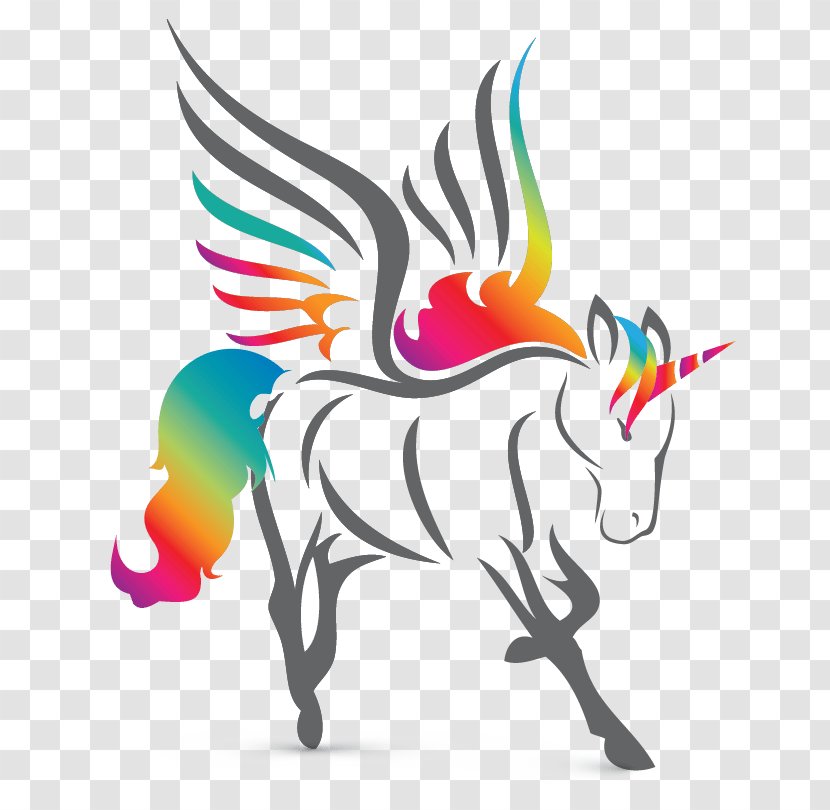 Unicorn Vector Graphics Horse Logo Image - Mythical Creature Transparent PNG
