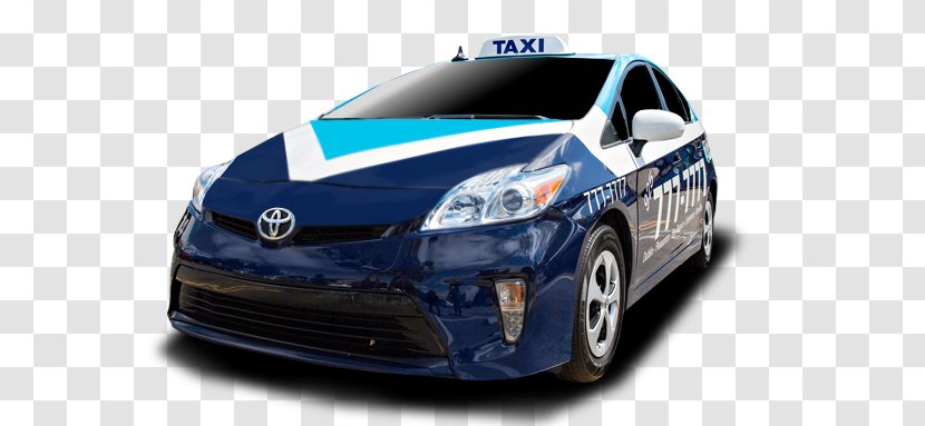 Toyota Prius City Car Compact - Hood - Dubai Taxi Transparent PNG