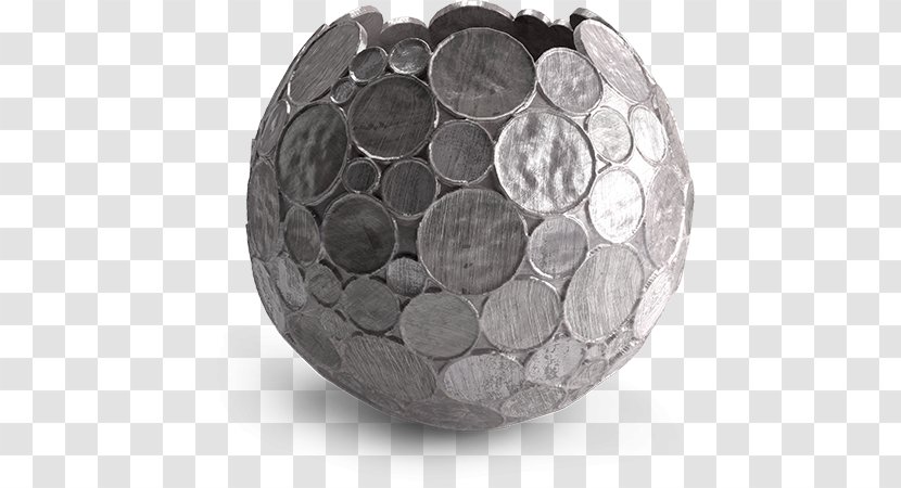 Silver Plastic Vase Garden Ball - Flower - Fairy Tale Mushroom Transparent PNG